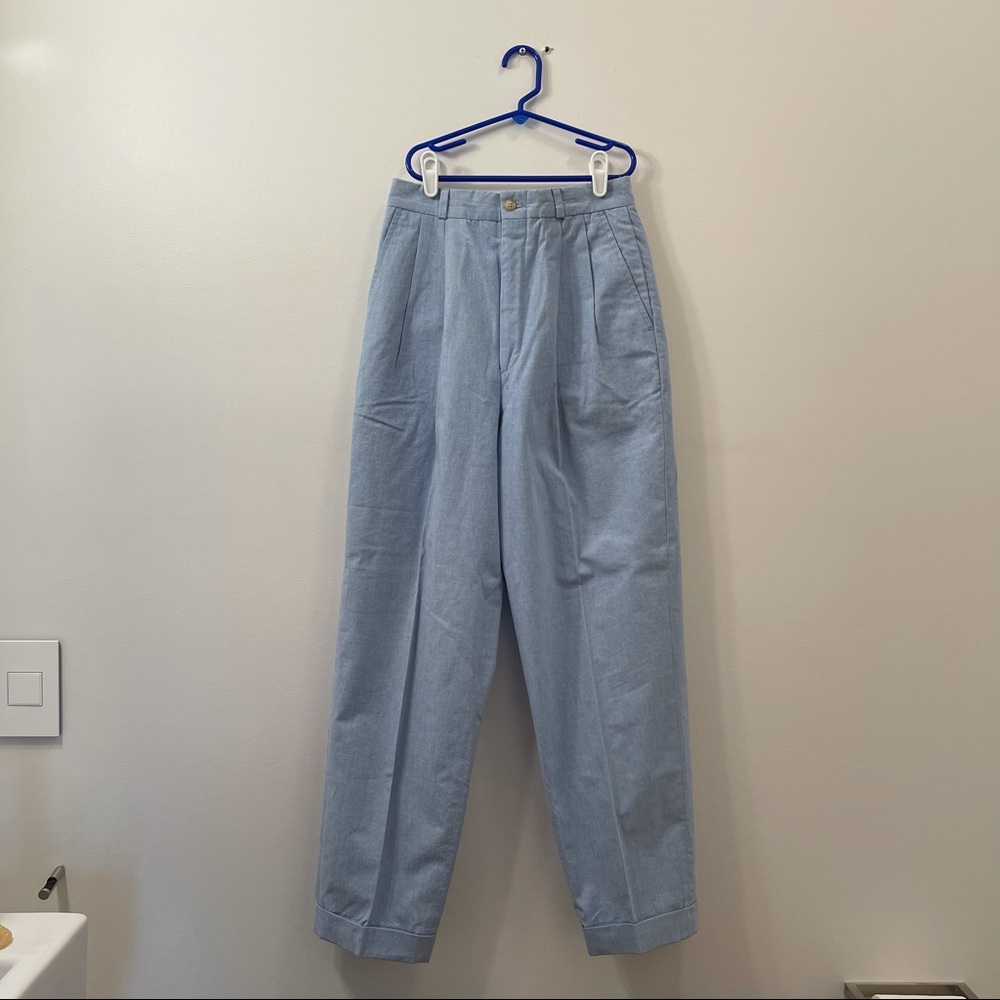 Vintage 80s Preppy High-Waisted Pants NWT
